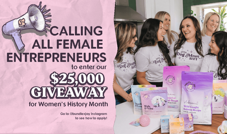 Bundle x Joy Women’s History Month Giveaway: $25K to Support Female Entrepreneurs