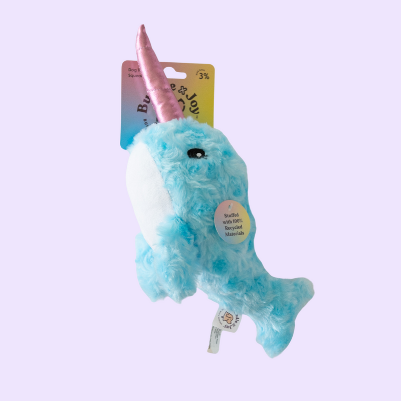 Narwhal dog hot sale toy