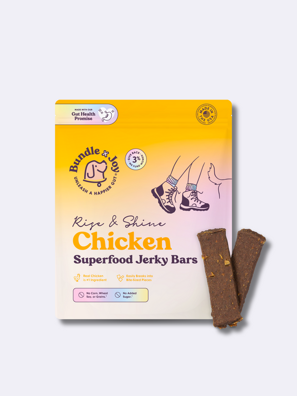 洋楽 G-RAP SKINNY DOG - LOADED & READY Rise & Shine | Real Chicken Superfood Jerky Bars for Dogs